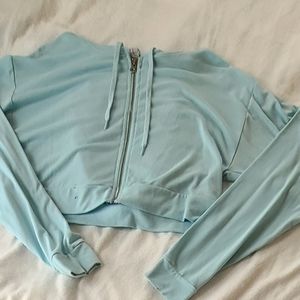 Forever 21 XS athletic cropped hoodie